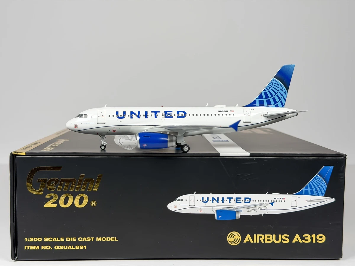 GeminiJets 1:200 Scale Diecast Aircraft & Spacecraft A319 Aircraft