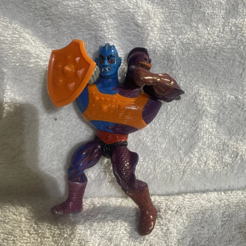 Two Bad 100% Complete FLAT BACK He-Man MOTU 1984 Mattel Vintage