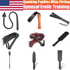 Spanking Paddle Whip Flirting Slave BDSM Bondage Flogger Sex Toys Woman Cosplay