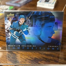 2025-26 UD Series 1 Hockey Macklin Celebrini Compositions #CMP-7