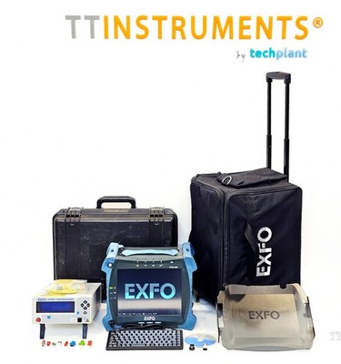 EXFO FTB-500 mit FTB-5500B PMD & FTB-5800 CD Analyzer + FLS-5834A Lichtquelle