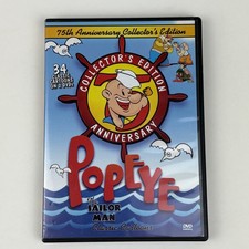 Popeye the Sailor Man Classic Cartoons 34 Episodes 2-discs DVD 75th Anniv