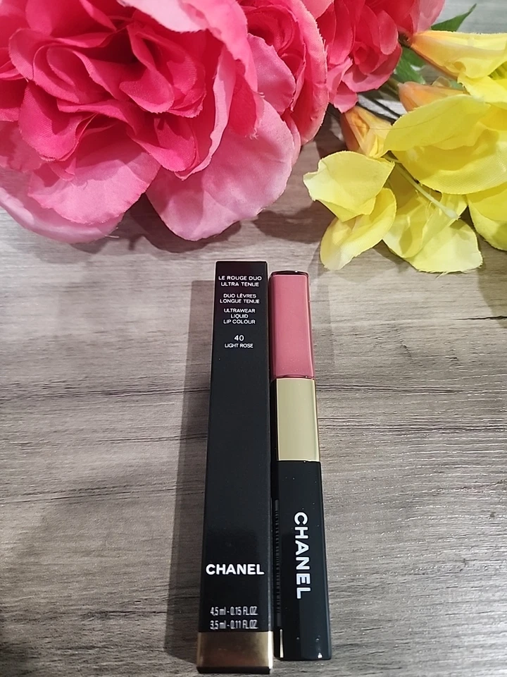 Chanel Le Rouge Duo Ultra Tenue Ultrawear Liquid Lip Colour #40 Light Rose NIB - Image 2 of 4