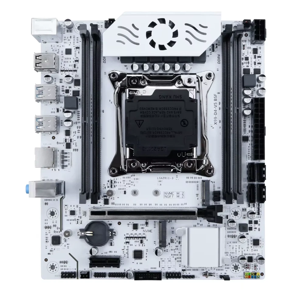 X99 Motherboard DDR4 LGA2011-3 with M Slot 2 Supports C612 Chipset Dual Channel - Immagine 4 di 4