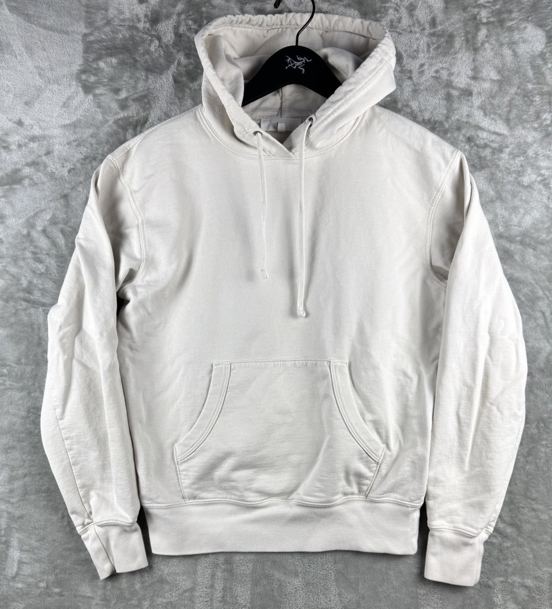 SKU Save khaki United Supima Cotton Pullover Hoodie Beige Mens 