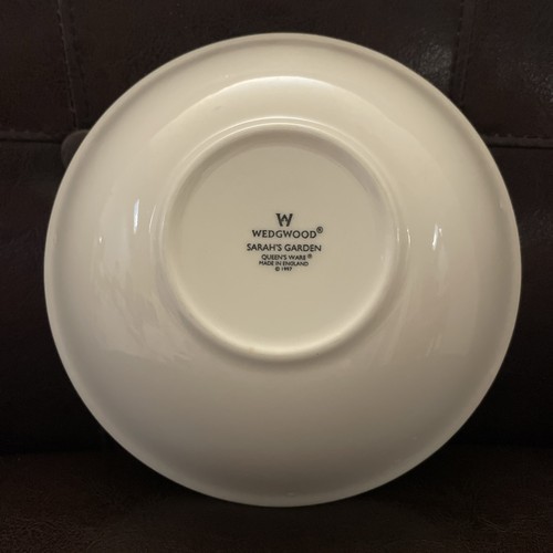 Set of 4 Wedgwood SARAH’S GARDEN Soup/Pasta/Cereal Bowls 6 3/4” England - Picture 6 of 9