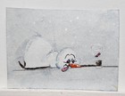 12 Days Xmas in July ACEO “Slushy Snowman” by Maryan 2.5in x 3.5in OOAK — photo 1