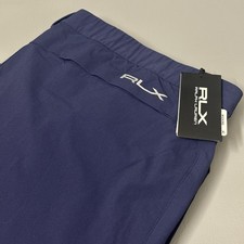 Men  s RLX Ralph Lauren Golf Tapered-Leg Pants Sz 38x32 Navy Stretch