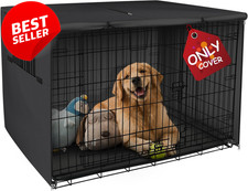 Dog Crate Cover Heavy Duty Polyester Pet Kennel Sunshade 42" Wire Cage US