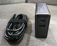 Insignia 72.5W Wall Charger. iPhone, Android, PC, MacBook. 1 USB-C, NS-pac65int