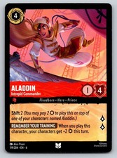 Aladdin - Intrepid Commander 119/204 Uncommon Azurite Sea Lorcana Near Mint
