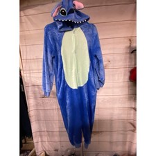 New Disney Lilo  Stitch One Piece Halloween Costume Pajama's Size Small Adult