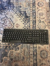 Logitech K270 Wireless Full-Size Keyboard Black AS IS Untested Parts