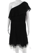 Michael Michael Kors Womens Black Knee Length Dress 100% Polyester Size 12