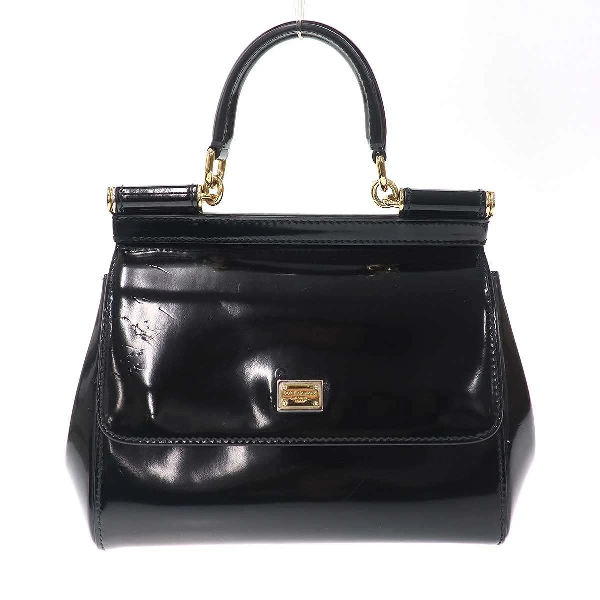 Dolce&Gabbana Black Patent Bags & Handbags for Women for sale | eBay