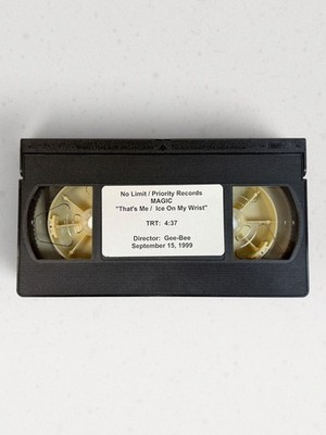 RARE Magic No Limit Records Promo VHS Tape 1999 Thats Me Ice On My Wrist VTG