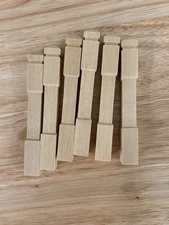 1:12 Dollhouse Miniature Square Newel Post Houseworks 6 Pieces #7209