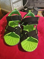 NWT Falls Creek Kayak Green/Black Boys Size 12 Sandals Everyday Casual Beach