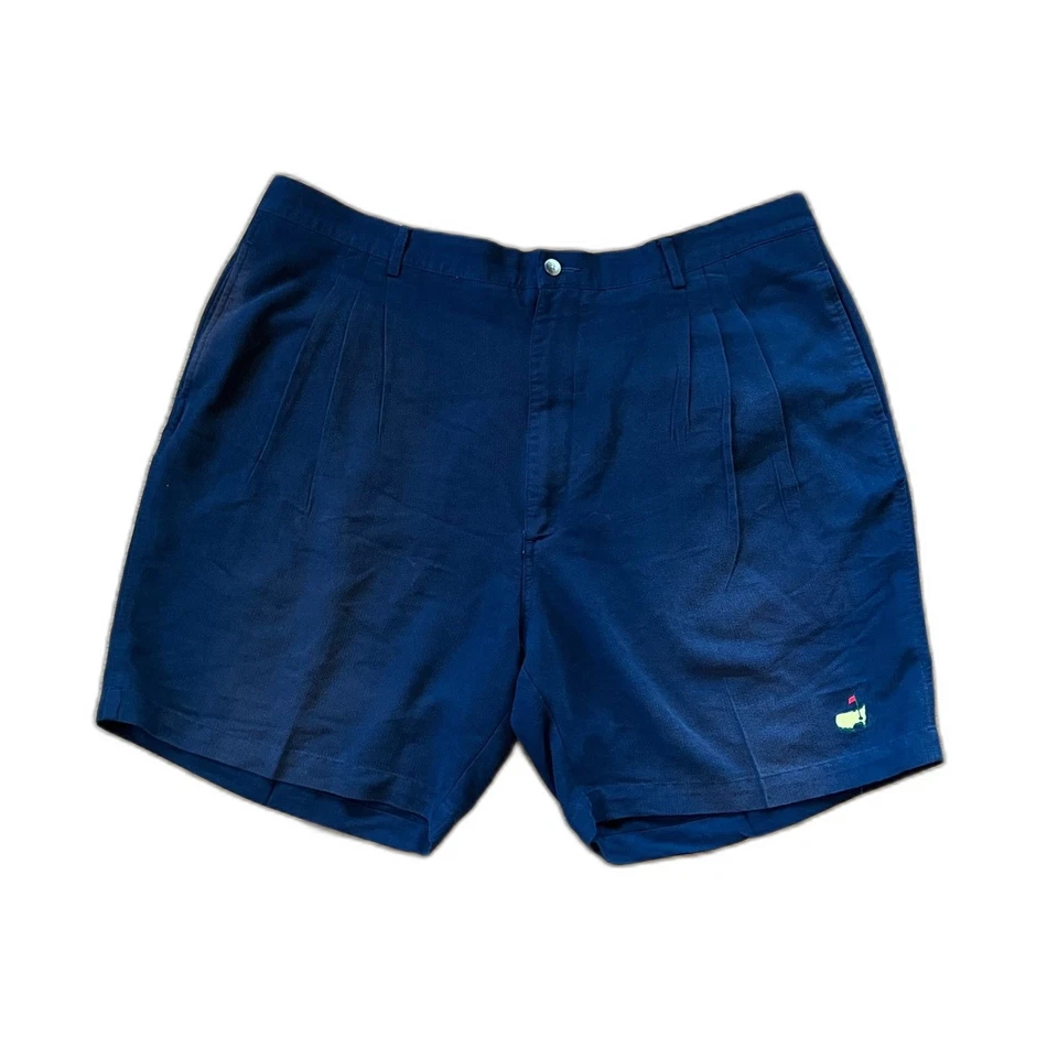 Augusta National Golf Shop Masters 蓝色斜纹布短裤男式 42 码 — 第 2/4 张图片