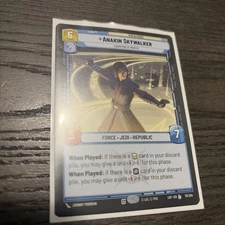 Star Wars Unlimited Anakin Skywalker Champion of Mortis Card 070/264 LOF SWU