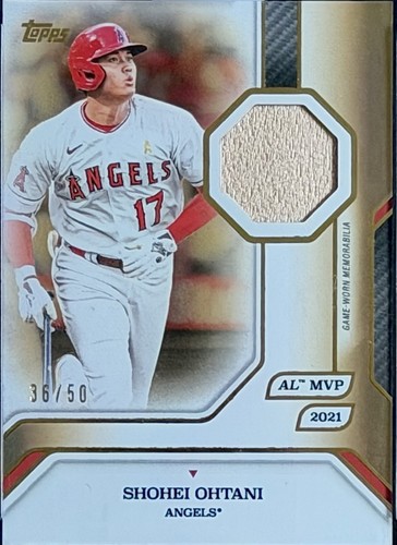 Shohei Ohtani MVP 記念コレクション SHOHEI OHTANI 2025 TOPPS MLB MVP COLLECTION MEMORABILIA RELIC