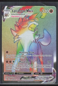Lycanroc VMAX (Secret) Secret Rare SWSH07: Evolving Skies 213/203 NM