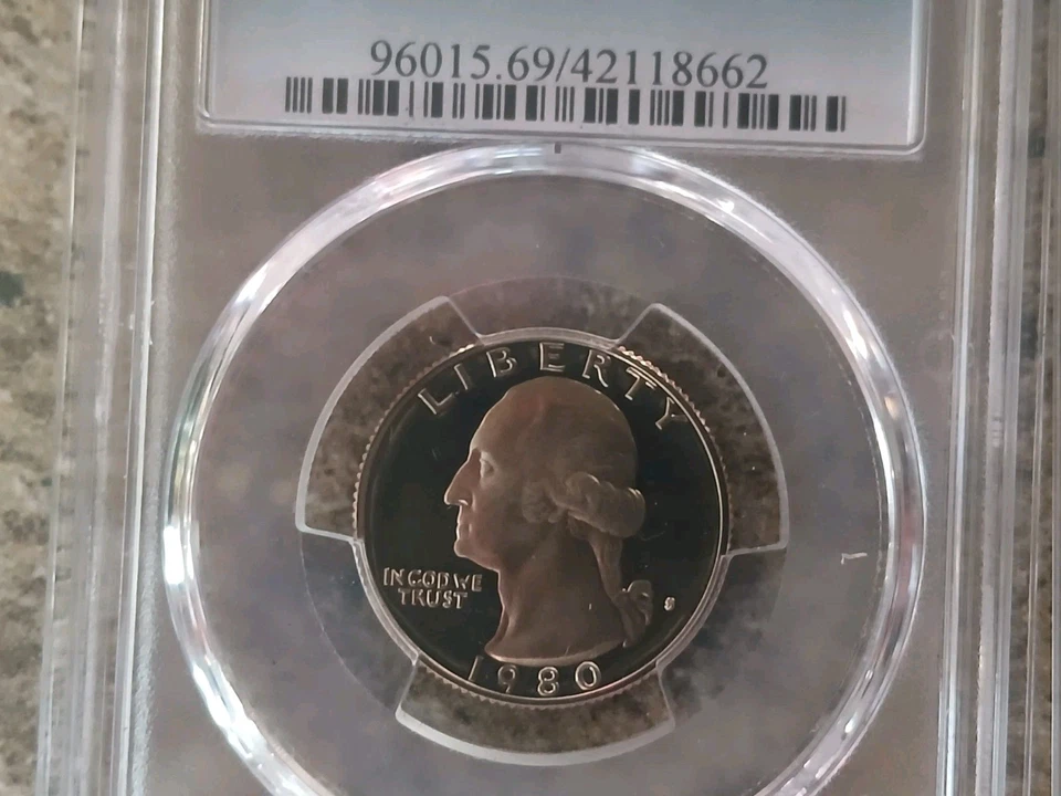 Lot Of 4 DCAM PCGS Washington Quarters 1978,79,80,82- S Proof 69 25c - Image 4 of 4