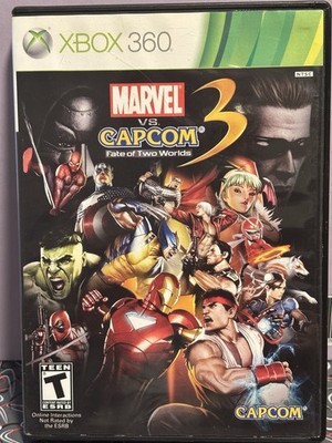 Capcom Marvel vs. Capcom 3 Fate of Two Worlds Xbox 360 Fighting 2011 NTSC Manual