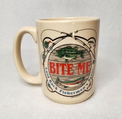 Bite Me Laid Back Fisherman's Association Coffee/Mug Double Sided