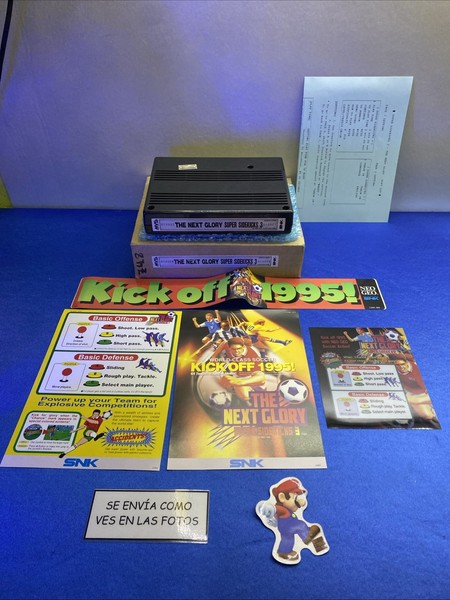 JUEGO MVS THE NEXT GLORY SUPER SIDEKICKS 3 NO SERIAL MATCHING FULL KIT