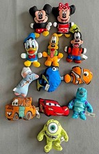 Mini-Disney Plush Disney Characters -- all NEW and never used - SET of 12