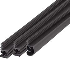 01636 Brown Vinyl with Magnetic Strip Top and Sides Door Seal Kit for Steel Door