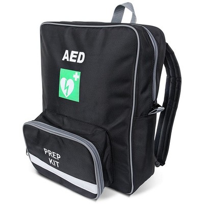 AED Backpack Defibrillator Carry Case Emergency Medical Bag Prep Kit Pouch