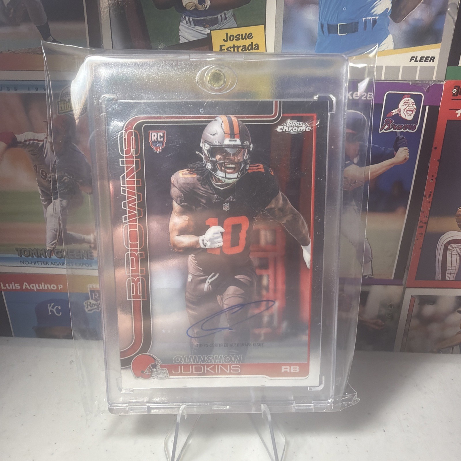 Quinshon Judkins Topps Chrome Rookies Autograph #QJ Base