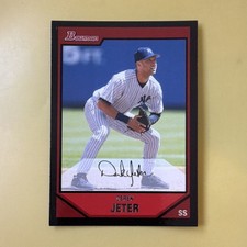 2007 Bowman Derek Jeter #90 New York Yankees Baseball Card