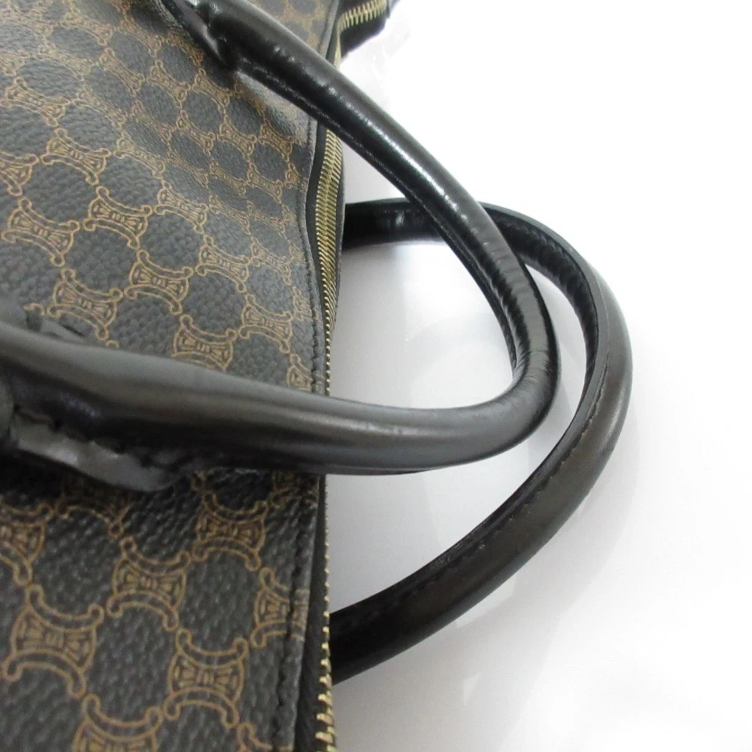 Borsa a mano Celine vintage modello macadam nera marrone donna abbigliamento