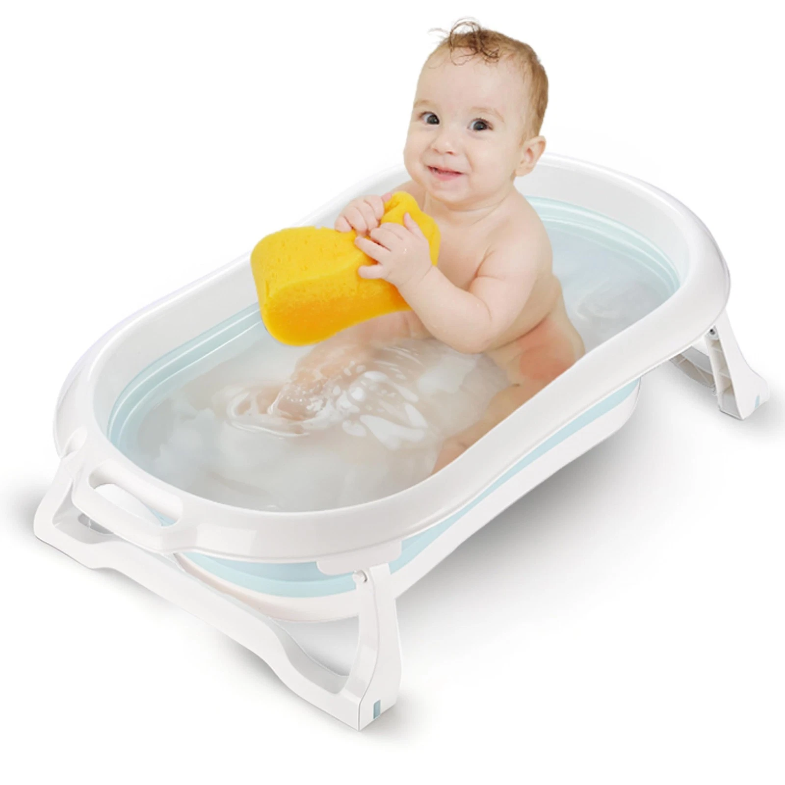Childlike Behavior Portable Foldable Baby Bathtub Newborn Infant Toddler
Opens in a new window or ta