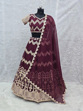 Indian Style Georgette Lehenga Choli With Dupatta For Women  Girls