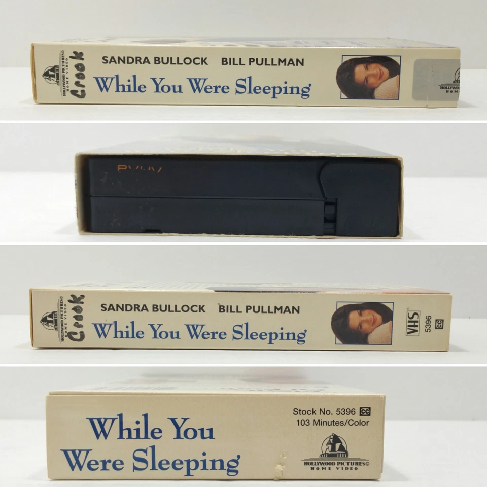 While You Were Sleeping (VHS, 1995) Sandra Bullock Bill Pullman TESTED WORKS - Image 3 of 4