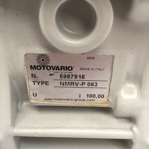 Motovario NMRVP06311/90100 Gearbox Wormgear 63-B14 i:100 New NMP - Bild 2 von 3
