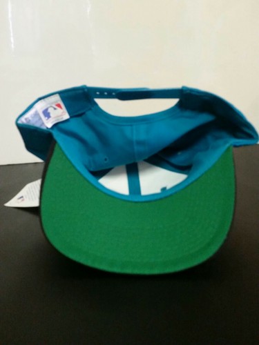 Florida Marlins Vintage Grosscap Green Brim Two Tone Snap Back Hat NEW!! - Picture 5 of 9