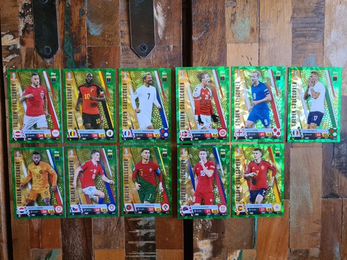 Topps Euro 2024 Golden Goalscorer Green Emerald Parallel Full Set of 11 cards