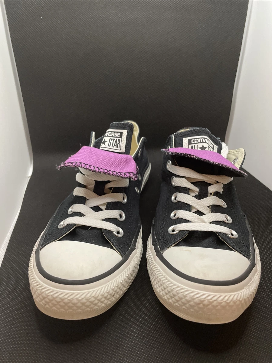 Converse double tongue shop high tops