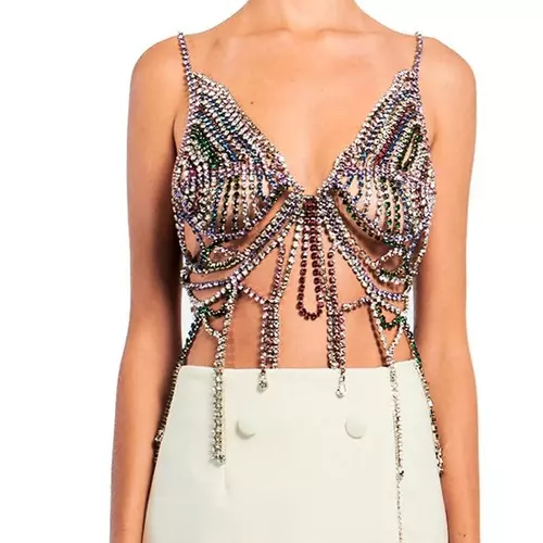 Mesh shop chain bra