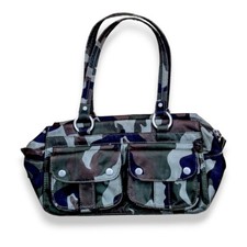 Vintage Y2k Camo Shoulder Baguette Bag By Mexx