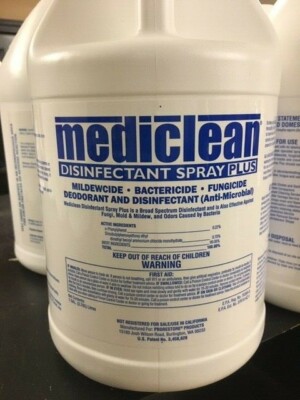 MICROBAN / MEDICLEAN DISINFECTANT SPRAY PLUS MOLD FLOOD & SEWAGE 1-GALLON