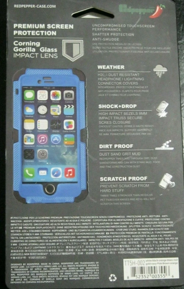 For Samsung Galaxy IPHONE 6 Aluminum Armor Shockproof Rugged Hard Case - Image 3 of 4