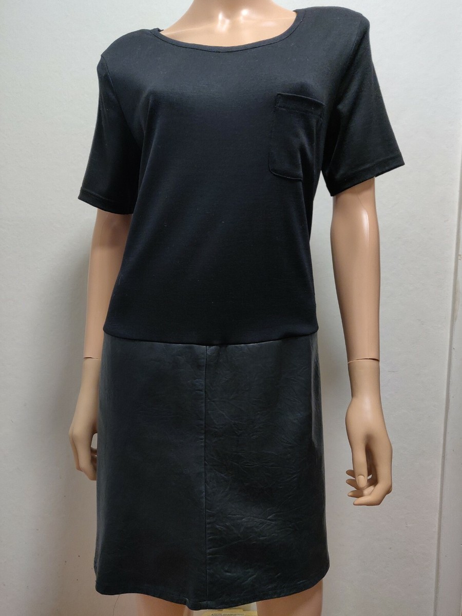 Burberry Black Wool Leather Dress size 12 | eBay Burberry Black Wool Leather Dress size 12 | eBay