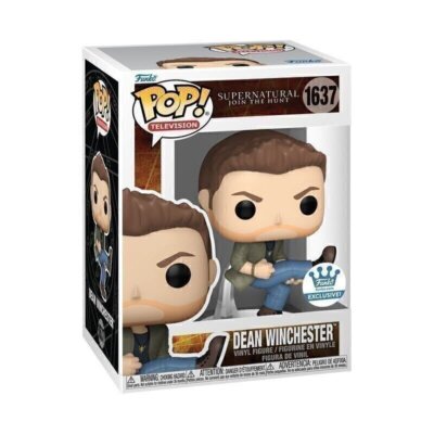 SUPER NATURAL　FUNKO POP! SAM/DEAN Funko Pop Sam Dean Crowley NYCC Bloody Metallic Signed JSA