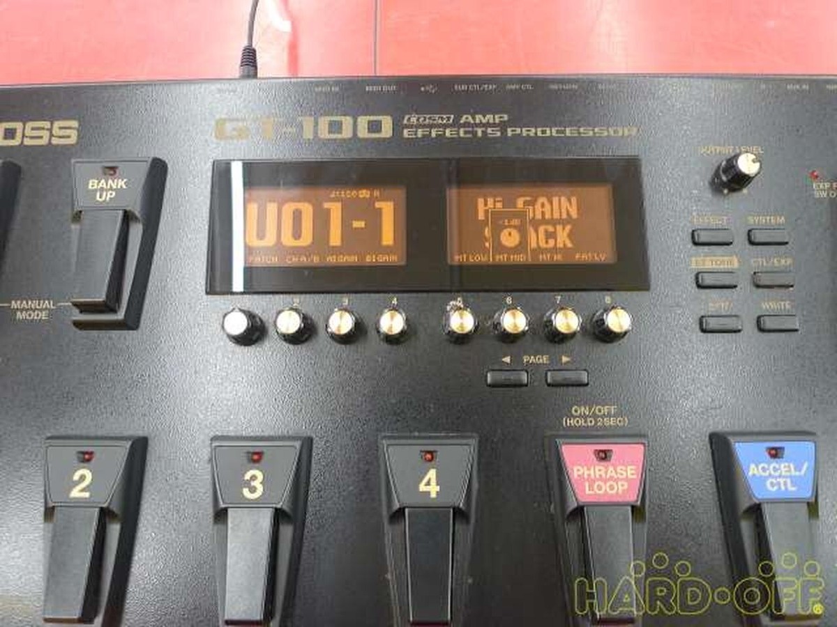 Boss GT-100 Guitar Multi-Effects Pedal-Used Japan 761294500088| eBay
